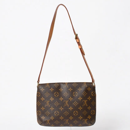 Louis Vuitton Musette Tango Shoulder Bag Monogram Canvas Brown Gold — view 2