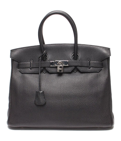 Hermes Handbag Silver Birkin 35