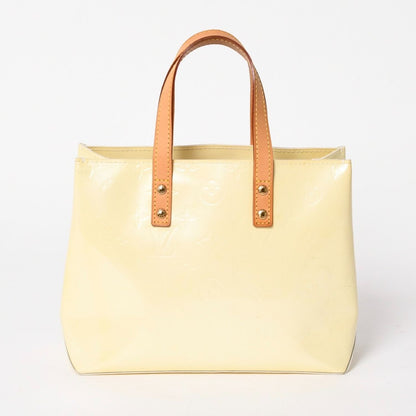 Louis Vuitton Monogram Reade PM Vernis Perlee White Ivory Cream Yellow Mini — view 2