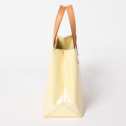 Louis Vuitton Monogram Reade PM Vernis Perlee White Ivory Cream Yellow Mini — view 3