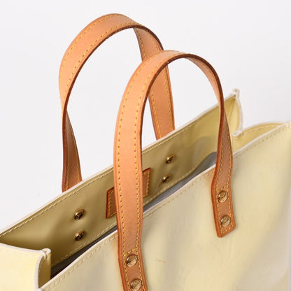 Louis Vuitton Monogram Reade PM Vernis Perlee White Ivory Cream Yellow Mini — view 4