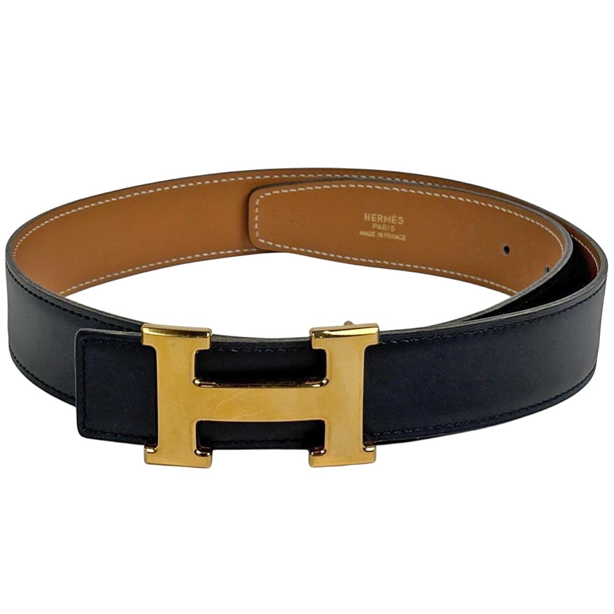 Hermes Constance Reversible Belt