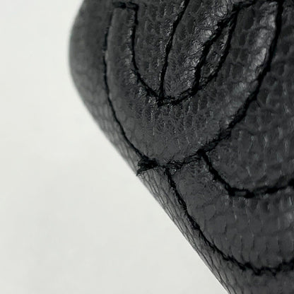 Chanel Triple CC Logo Che Tote Caviar Leather Black — view 4