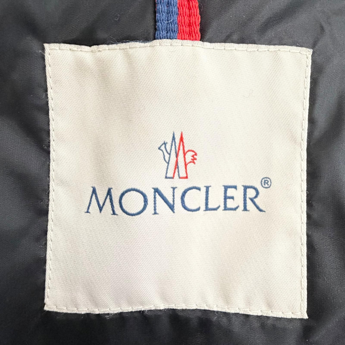Moncler Fatsian Logo Patch Hooded Down Jacket Black 0 — view 8