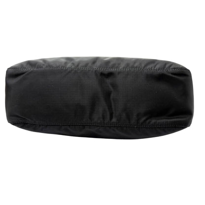 Prada Leather Re-Nylon Triangle Logo Pouch Crossbody Shoulder Bag Black — view 5