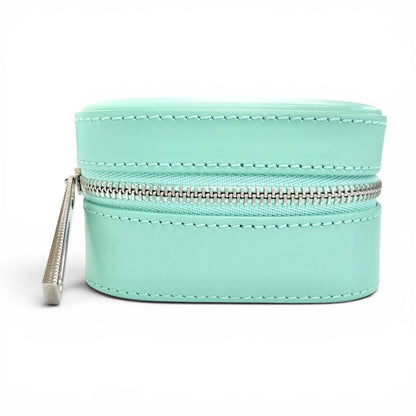 Tiffany & Co Rectangular Leather Case Cobalt Blue Silver — view 3
