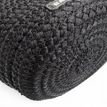 Balenciaga Ibiza Small Logo 2-Way Basket Shoulder Bag Black — view 8