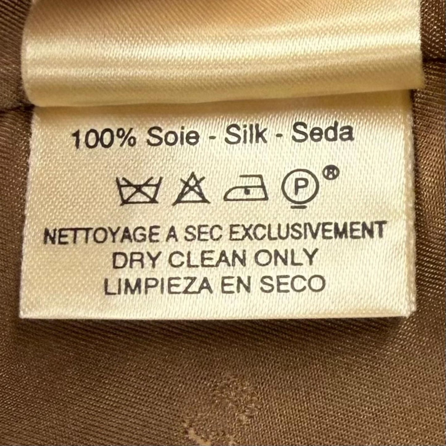 Hermes Vintage Music Played by Spheres la Musique Des Silk 100% Lambskin Gilet — view 8