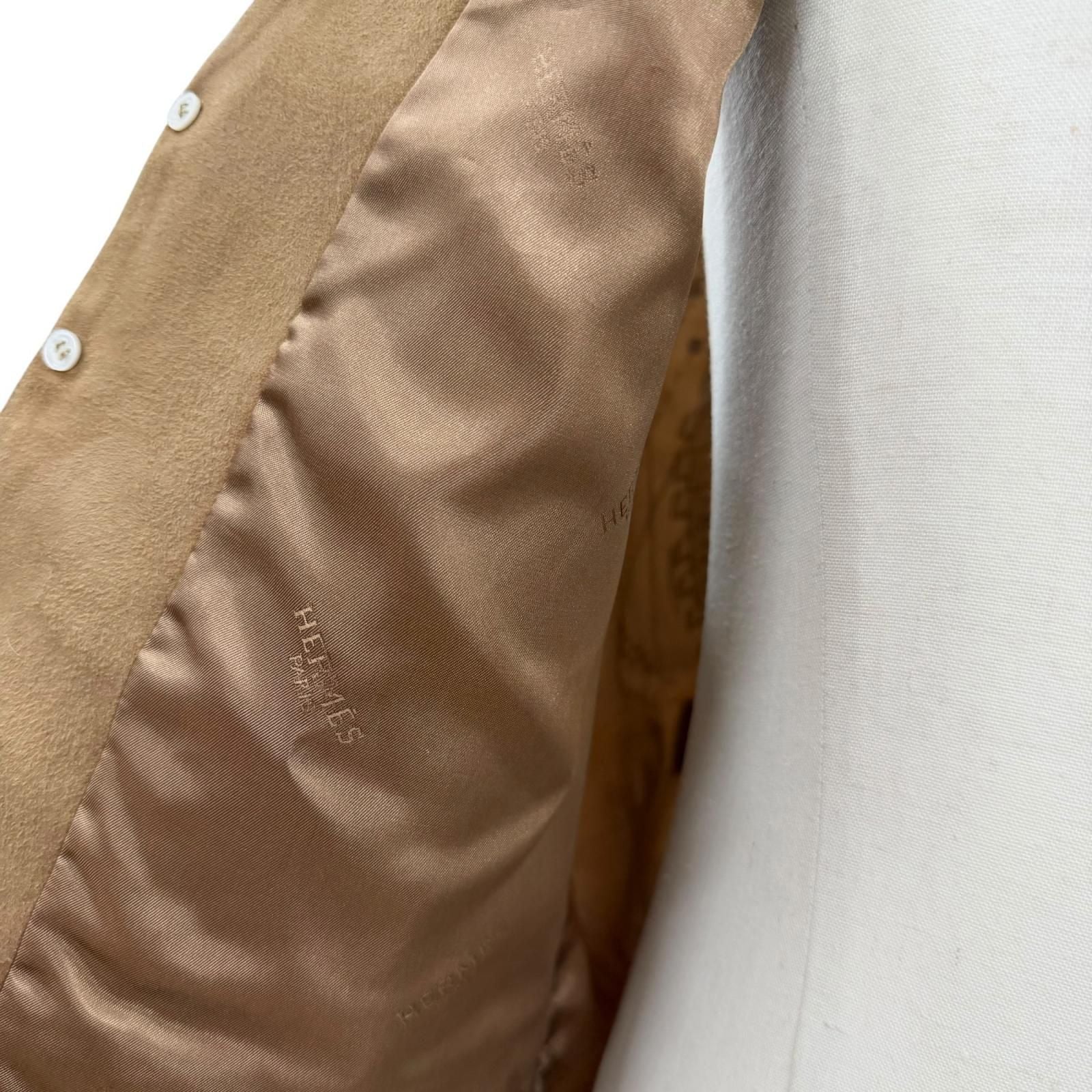 Hermes Vintage Music Played by Spheres la Musique Des Silk 100% Lambskin Gilet — view 5