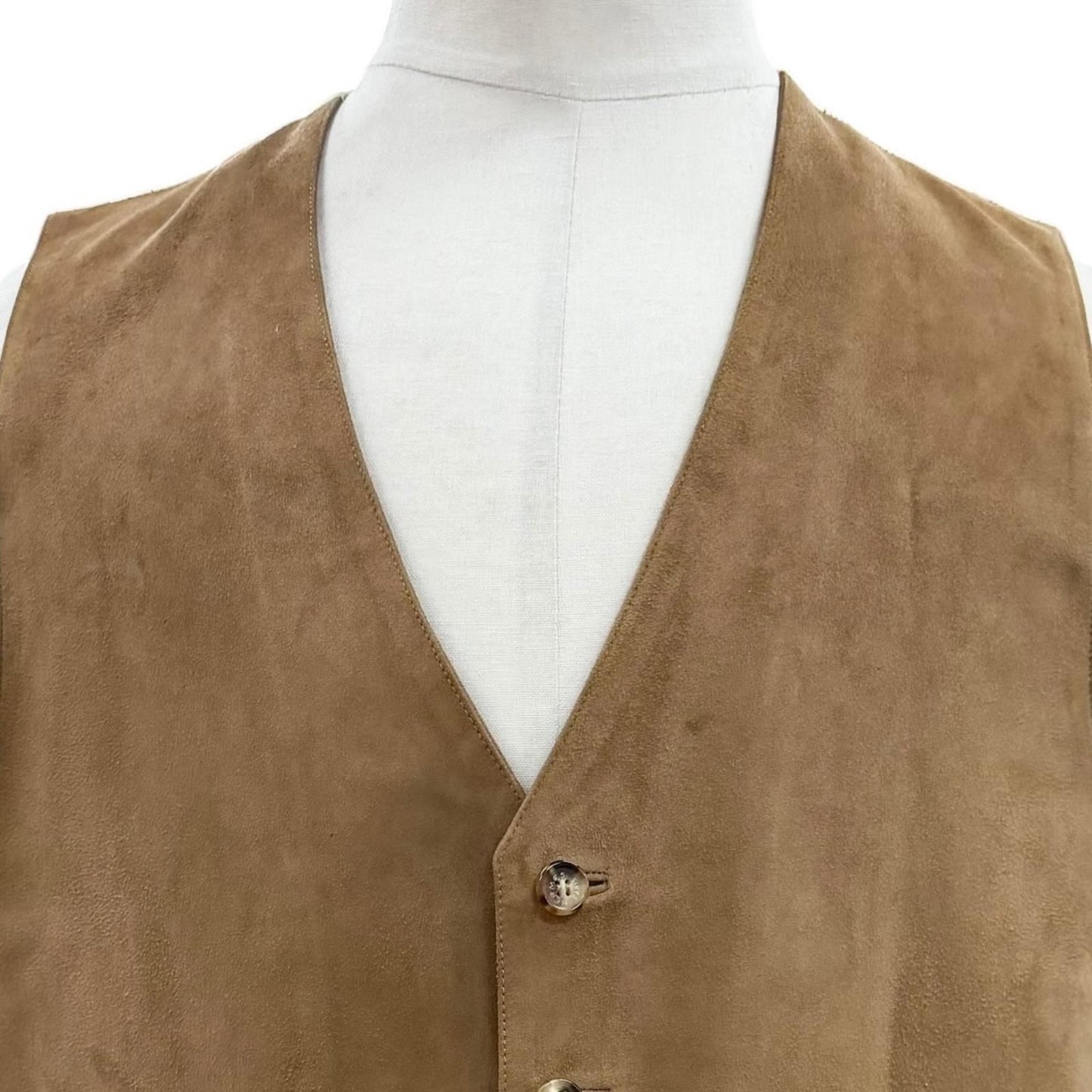Hermes Vintage Music Played by Spheres la Musique Des Silk 100% Lambskin Gilet — view 2