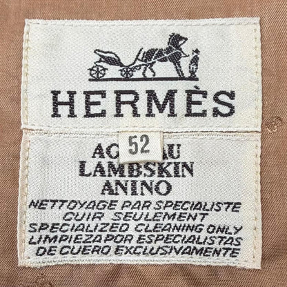 Hermes Vintage Music Played by Spheres la Musique Des Silk 100% Lambskin Gilet — view 7