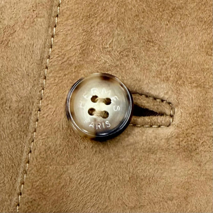 Hermes Vintage Music Played by Spheres la Musique Des Silk 100% Lambskin Gilet — view 6
