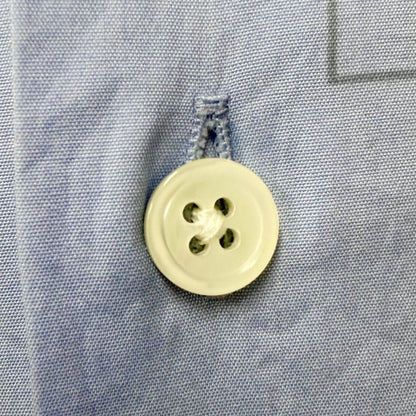 Hermes Mall Et Gourmette Cotton Series Button Long Sleeve Shirt Light Blue 41 — view 7
