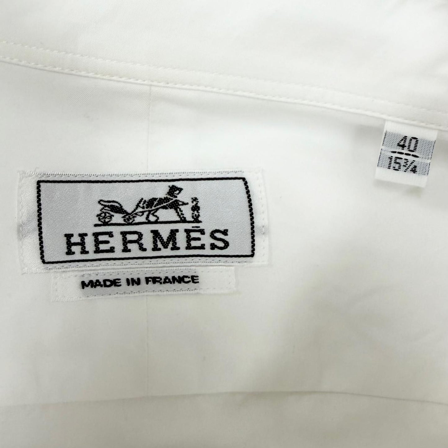 Hermes Cotton Chaine D'ancre Embossed All Over Pattern Series Button Long — view 8