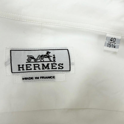 Hermes Cotton Chaine D'ancre Embossed All Over Pattern Series Button Long — view 8