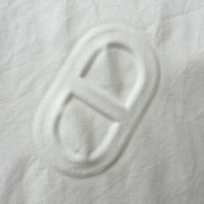 Hermes Cotton Chaine D'ancre Embossed All Over Pattern Series Button Long — view 5