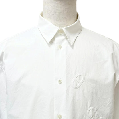 Hermes Cotton Chaine D'ancre Embossed All Over Pattern Series Button Long — view 2