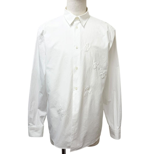 Hermes Cotton Chaine D'ancre Embossed All Over Pattern Series Button Long