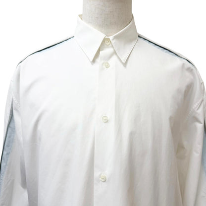 Hermes Boxy Fit Onde Colore Series Button Long Sleeve Shirt White 39 — view 2