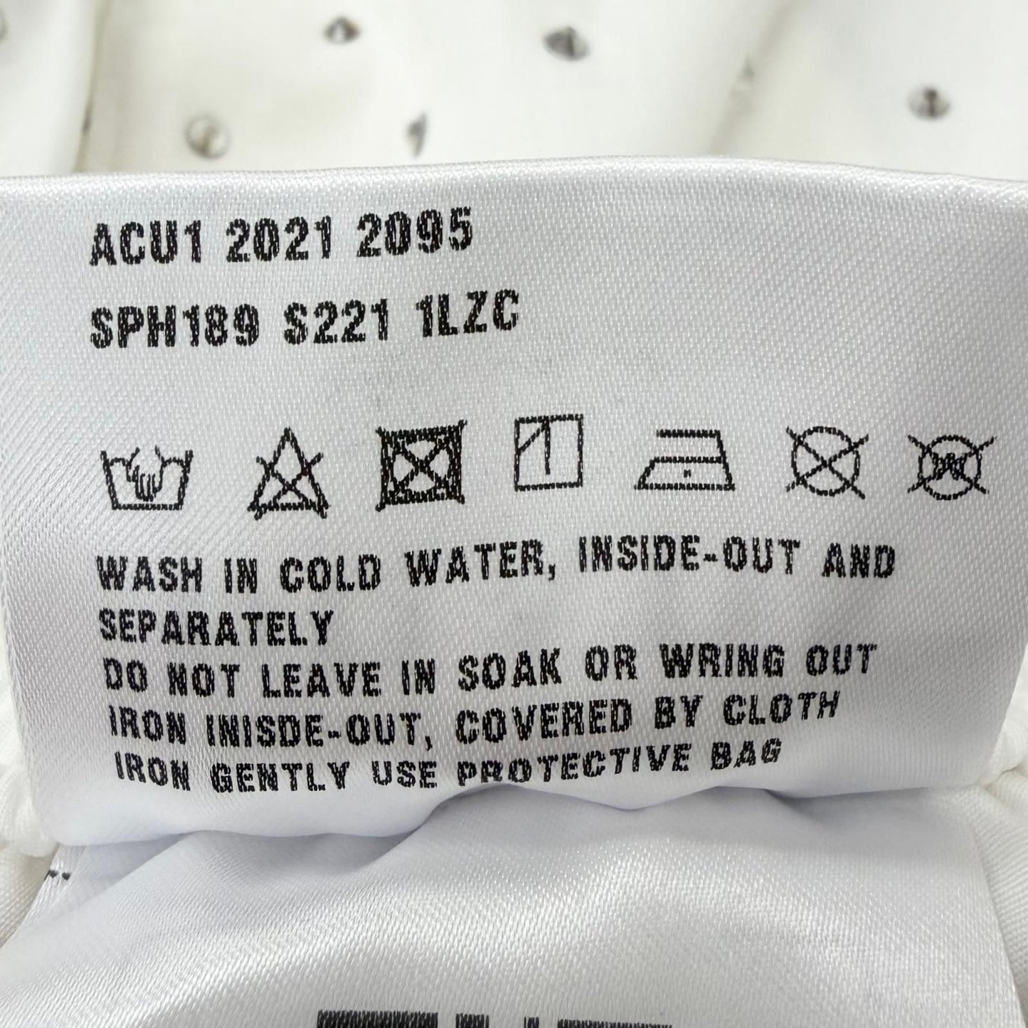 Prada Studded Triangle Logo Stretch Shorts White — view 8