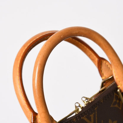 Louis Vuitton Monogram Alma PM Handbag Shoulder Gold — view 5
