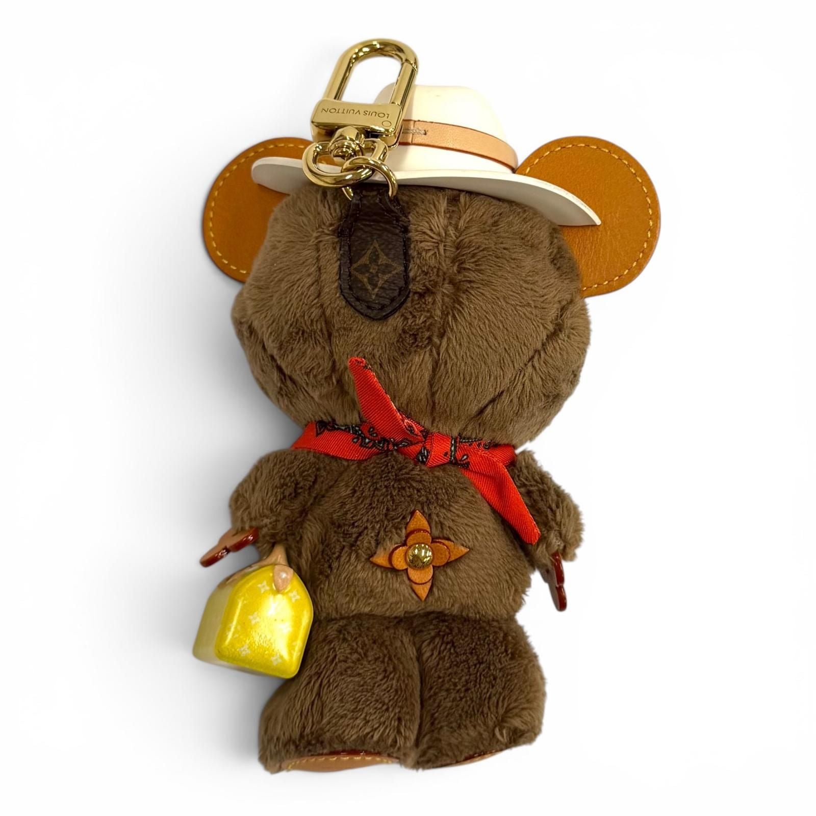 Louis Vuitton Bag Charm LV Bear Red Key Holder — view 3