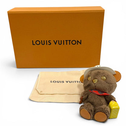 Louis Vuitton Bag Charm LV Bear Red Key Holder — view 2
