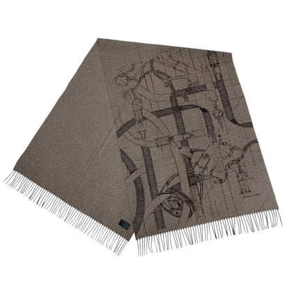 Hermes 100% 272800 Scarves Gray — view 4