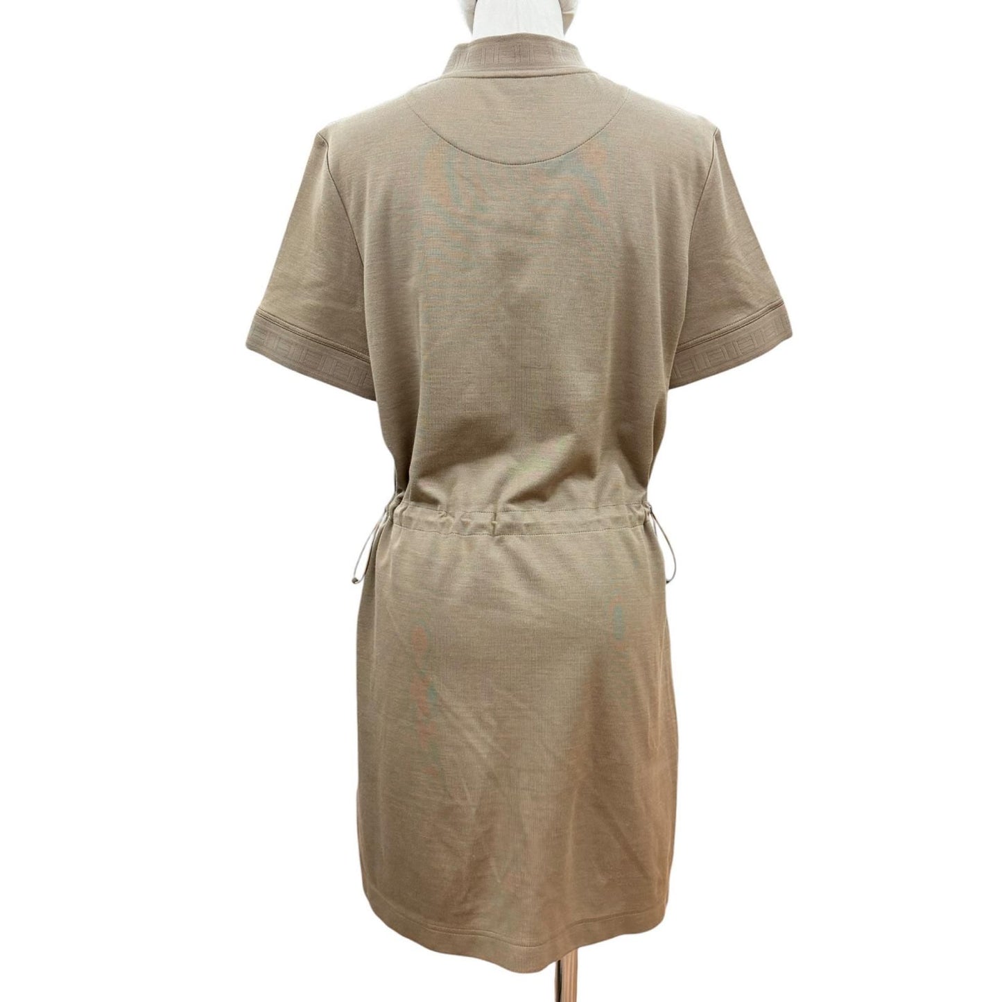 Hermes Silk Blend Logo Dress — view 4