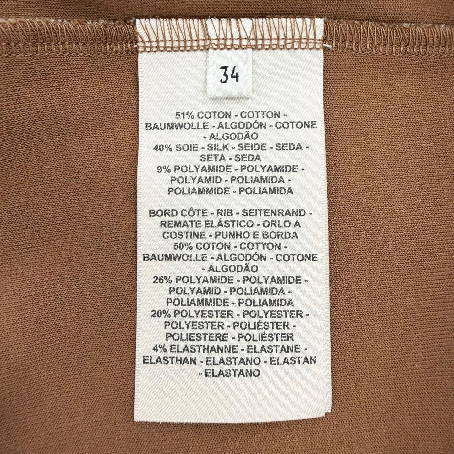 Hermes Silk Blend Logo Dress — view 9
