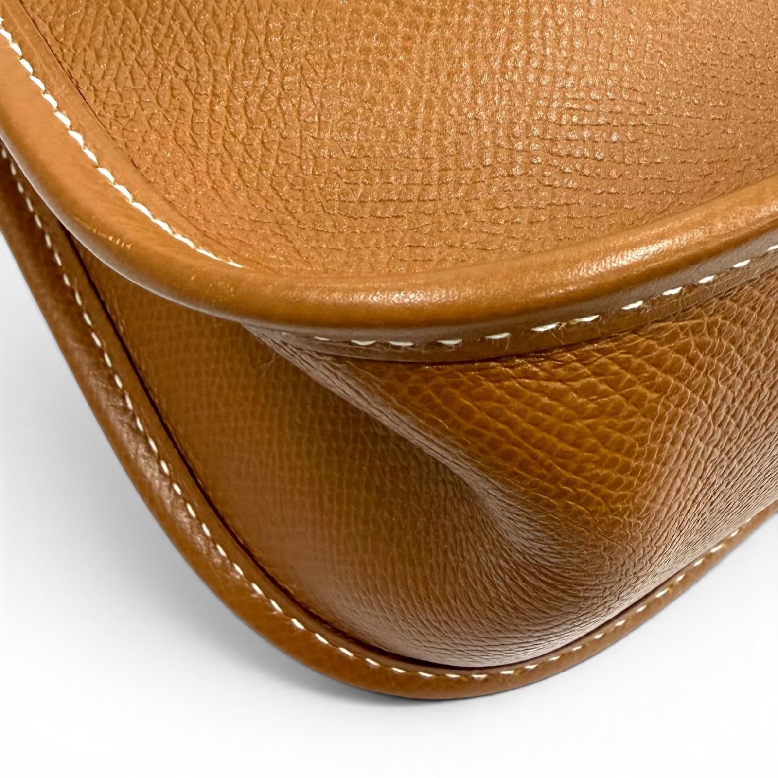 Hermes Vespa PM Gold Courchevel Shoulder — view 8