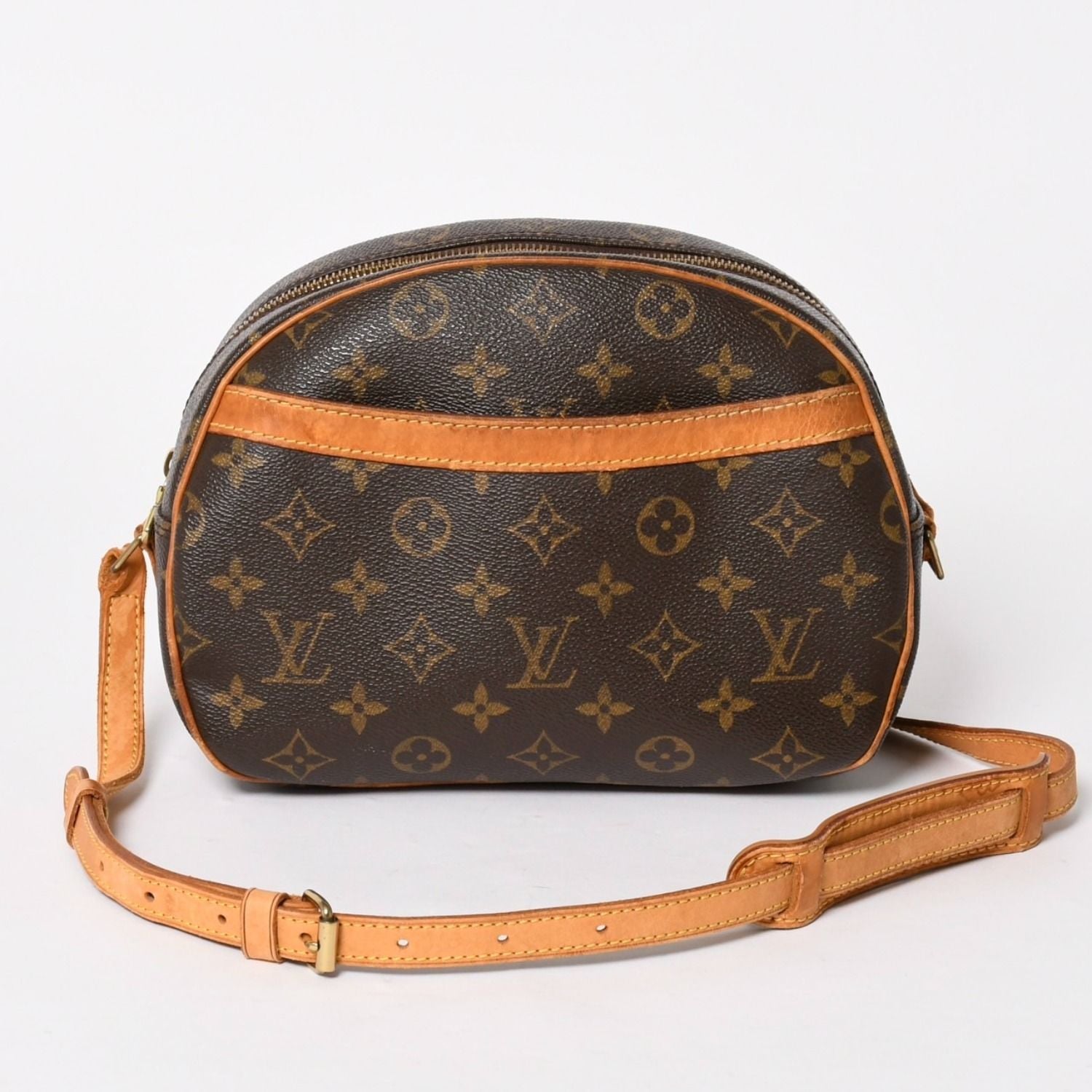 Louis Vuitton Monogram Blower Shoulder Bag Canvas Brown Gold