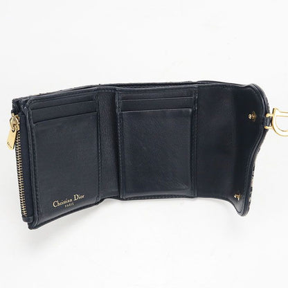 Dior Lotus Wallet Saddle Tri Foldwallet Oblique — view 3