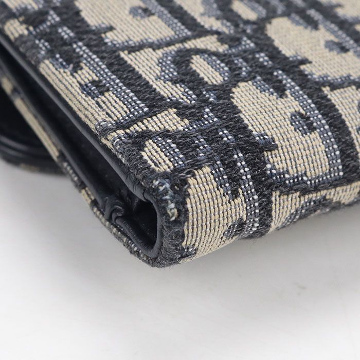 Dior Lotus Wallet Saddle Tri Foldwallet Oblique — view 8