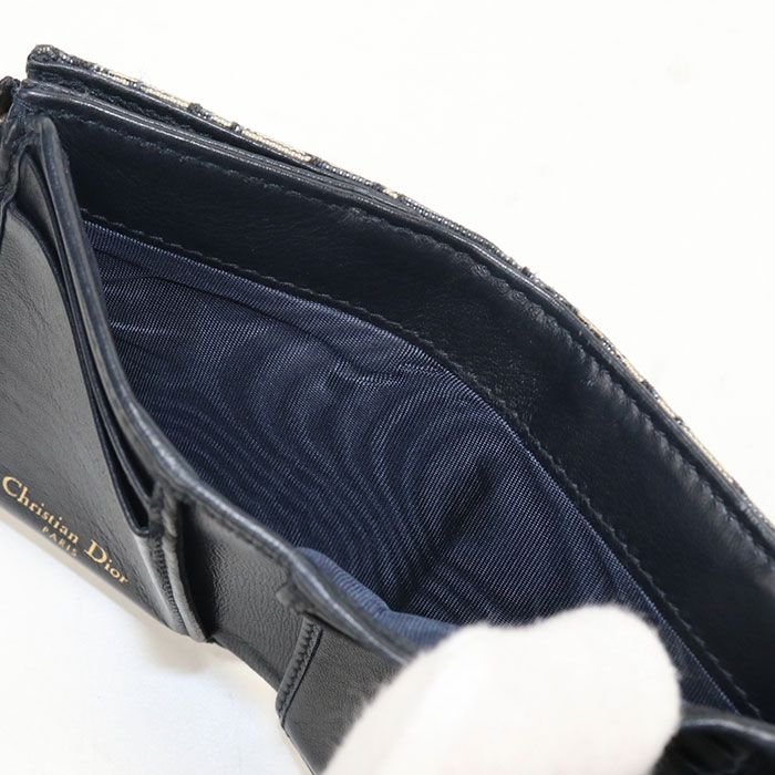 Dior Lotus Wallet Saddle Tri Foldwallet Oblique — view 5