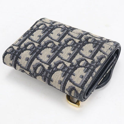 Dior Lotus Wallet Saddle Tri Foldwallet Oblique — view 2