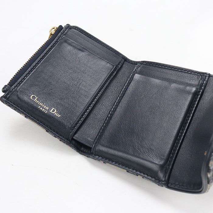 Dior Lotus Wallet Saddle Tri Foldwallet Oblique — view 4