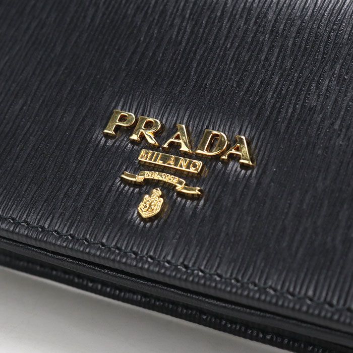 Prada Card Case Vitello Move Business Holder Leather — view 5