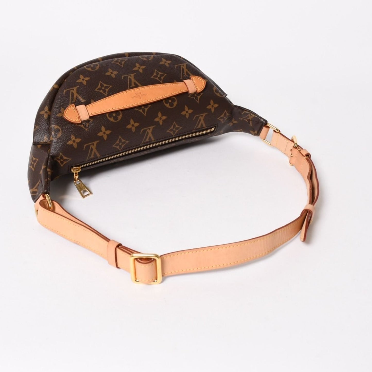 Louis Vuitton Bum Bag Brown Monogram Canvas Leather Gold — view 5