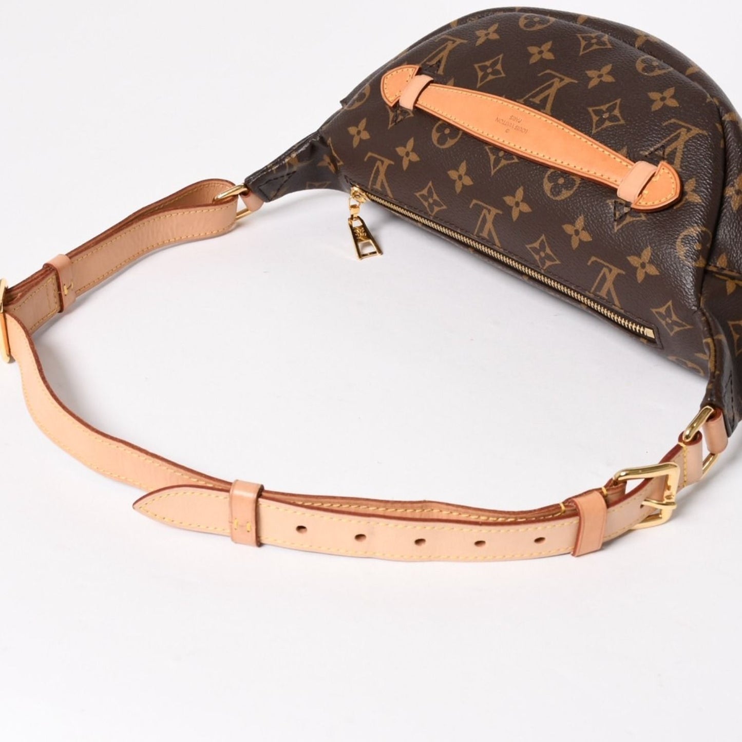 Louis Vuitton Bum Bag Brown Monogram Canvas Leather Gold — view 6