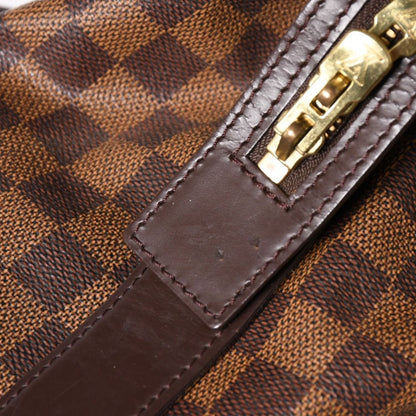 Louis Vuitton Chelsea Tote Bag Damier Ebene Canvas Brown Gold — view 5