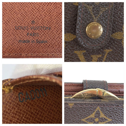 Louis Vuitton Monogram Portmone Vie Viennois Brown Compact Wallet — view 5