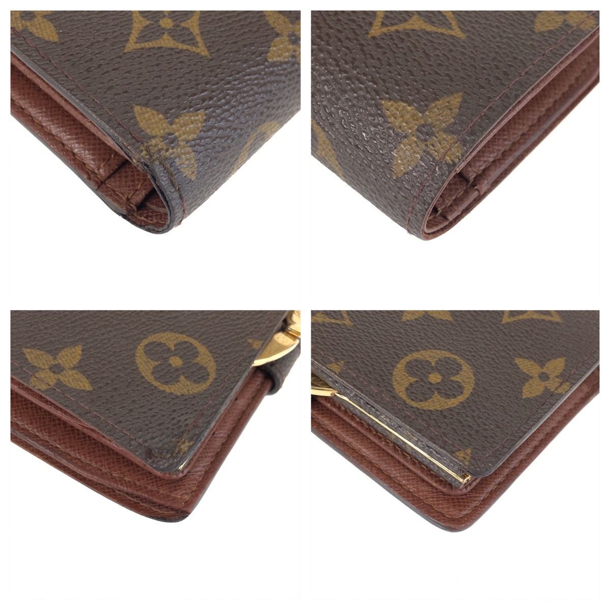 Louis Vuitton Monogram Portmone Vie Viennois Brown Compact Wallet — view 4