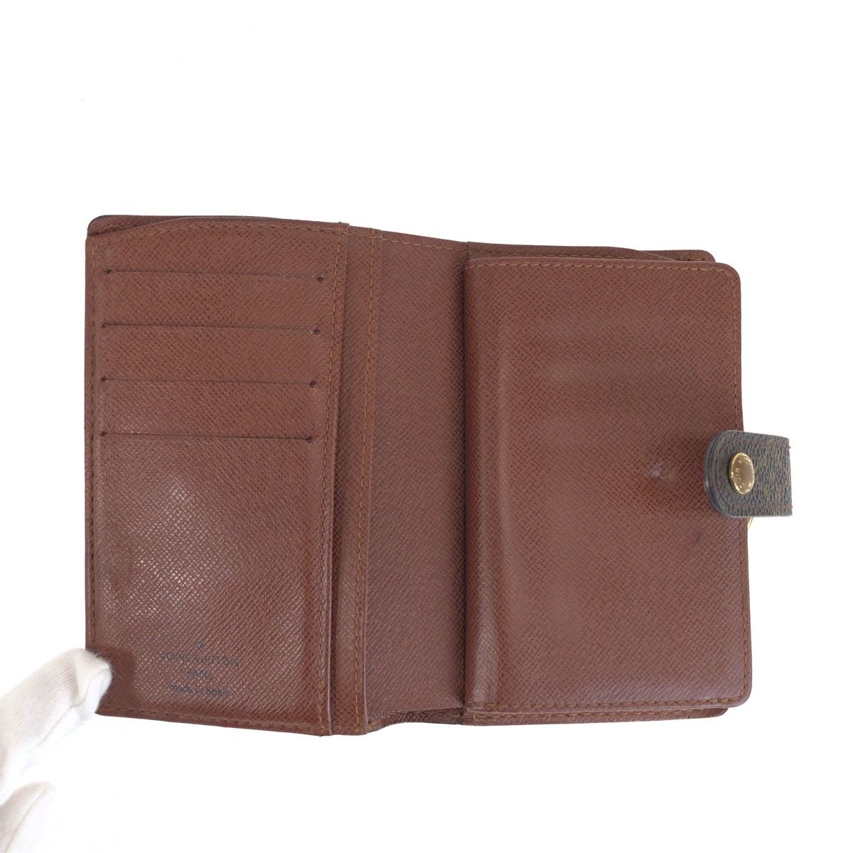 Louis Vuitton Monogram Portmone Vie Viennois Brown Compact Wallet — view 6