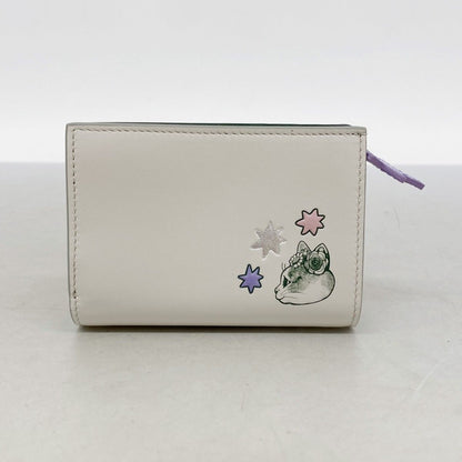 Gucci Wallet Leather Beige Multicolor Silver — view 5