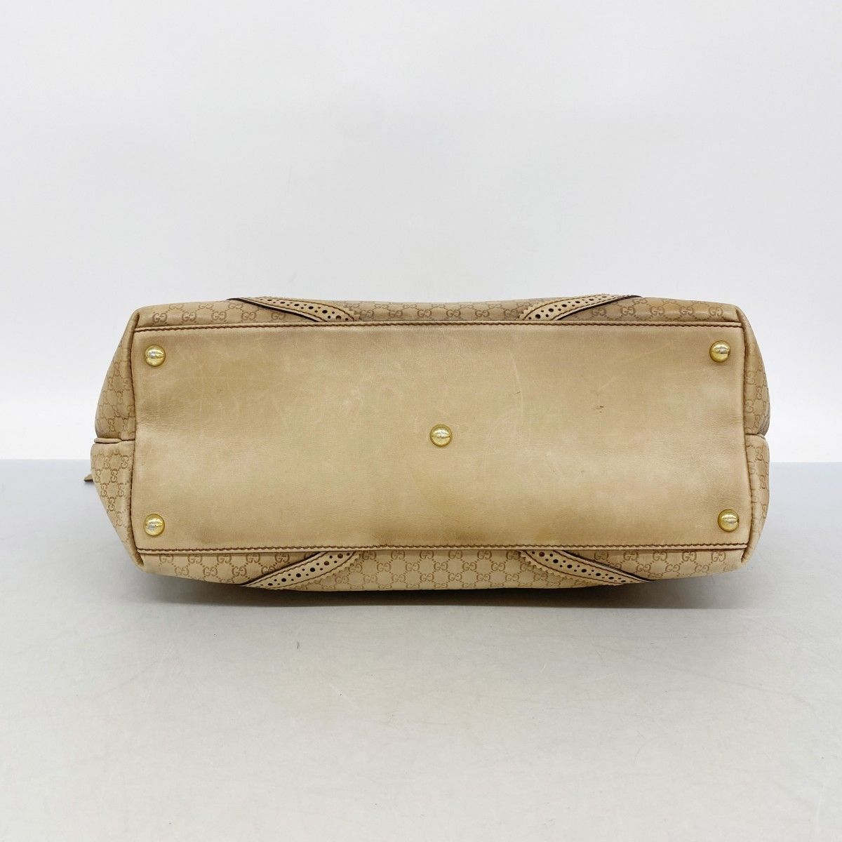 Gucci Tote Microguccissima Leather Brown Gold — view 3