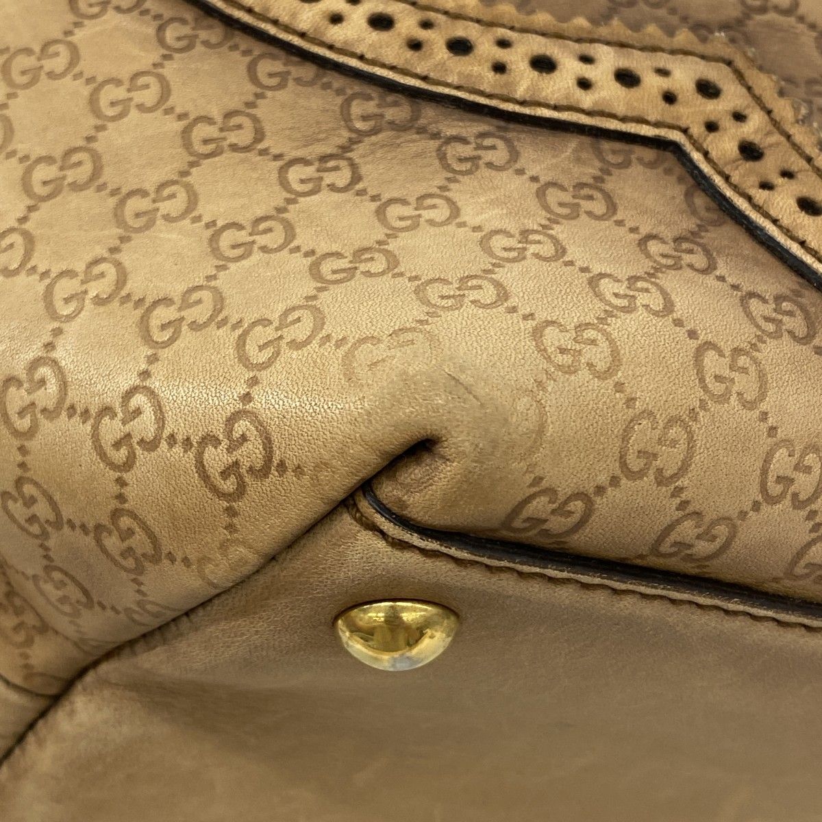 Gucci Tote Microguccissima Leather Brown Gold — view 6