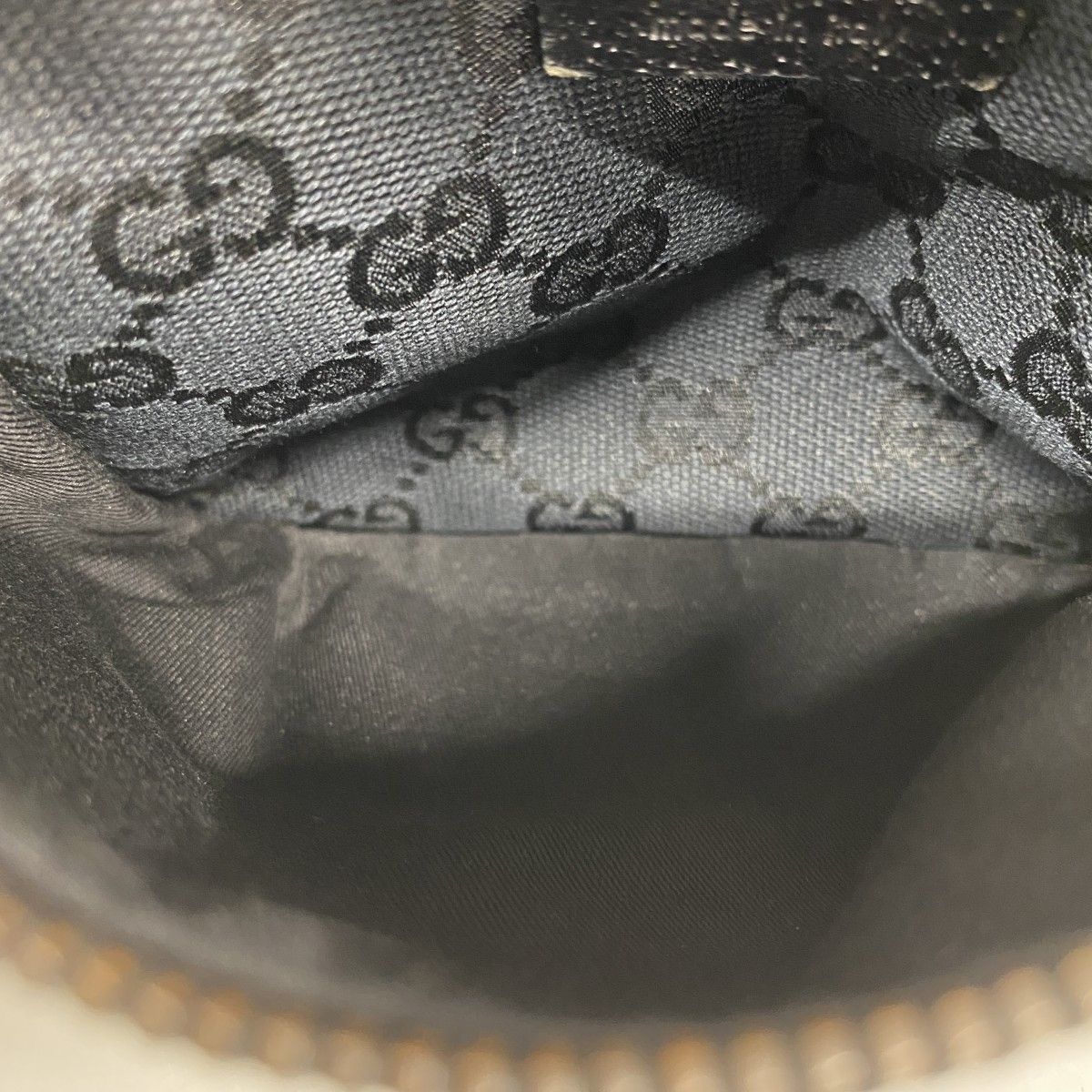 Gucci Waist Bag GG Canvas Black Silver — view 8