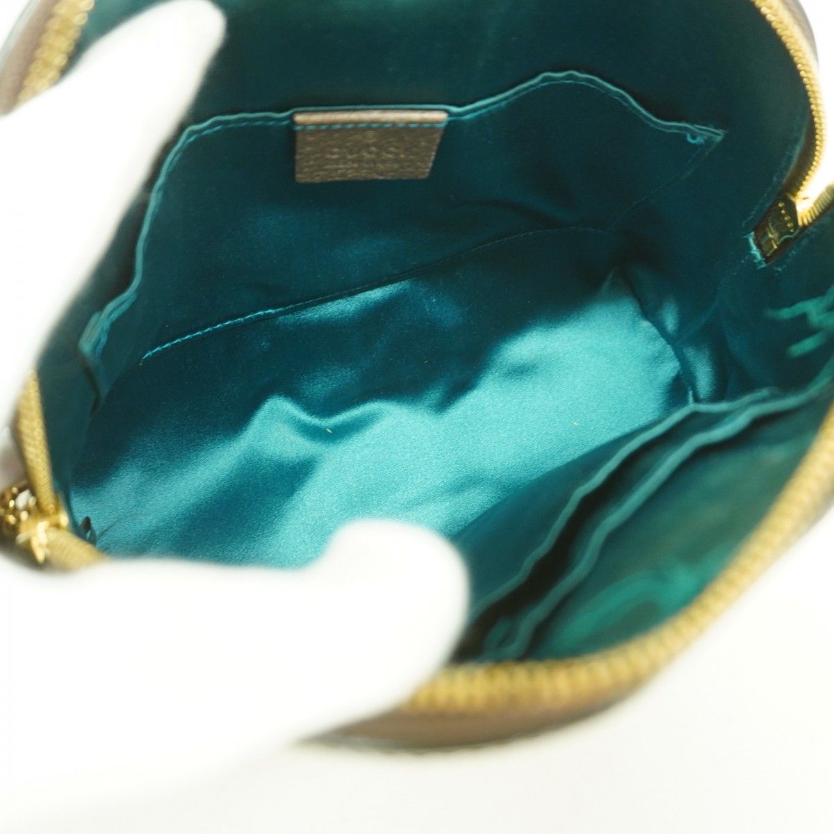 Gucci Shoulder Bag Ophidia Brown Gold — view 4