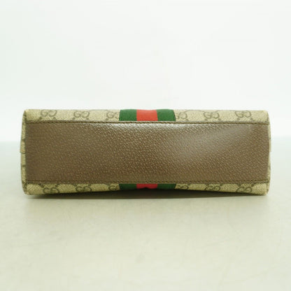 Gucci Shoulder Bag Ophidia Brown Gold — view 3
